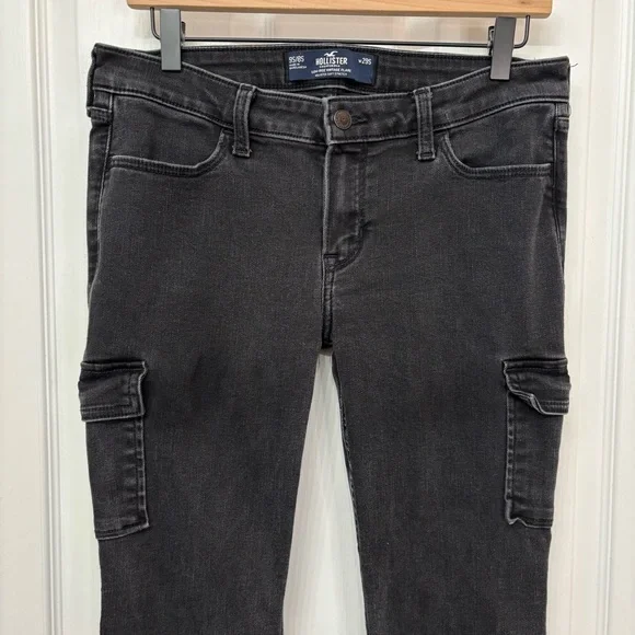 Black Vintage Flare Jeans | Hollister 9/8S - Picture 3 of 10